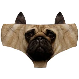 Ear Pantie - Pug (6-10 UK Size)