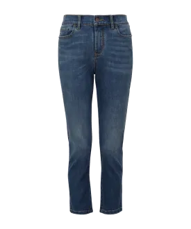 Emma Cropped Jeans - Indigo