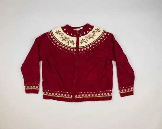 Holly Circle-Medium Christmas Sweater