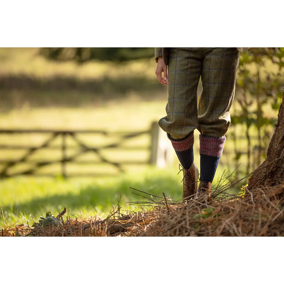 Lady Katrine Sock - Navy by House of Cheviot