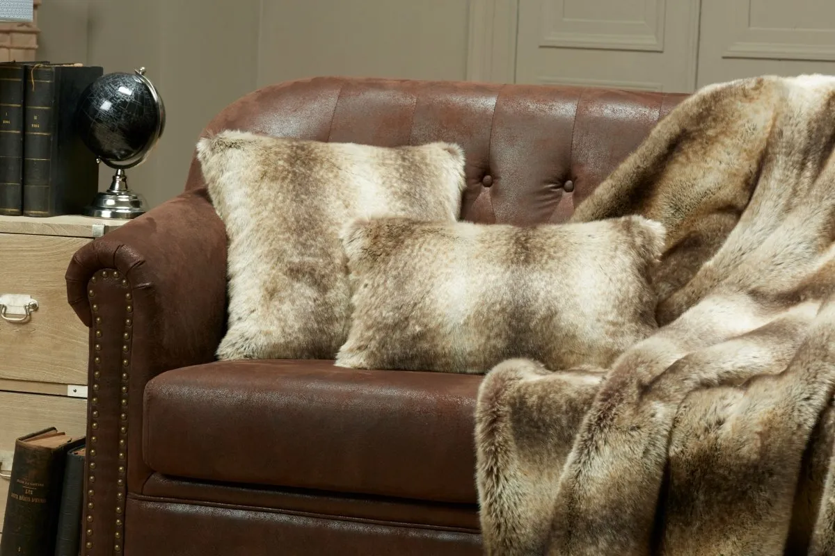 Monaco Faux Fur Throw by Evelyne Prélonge