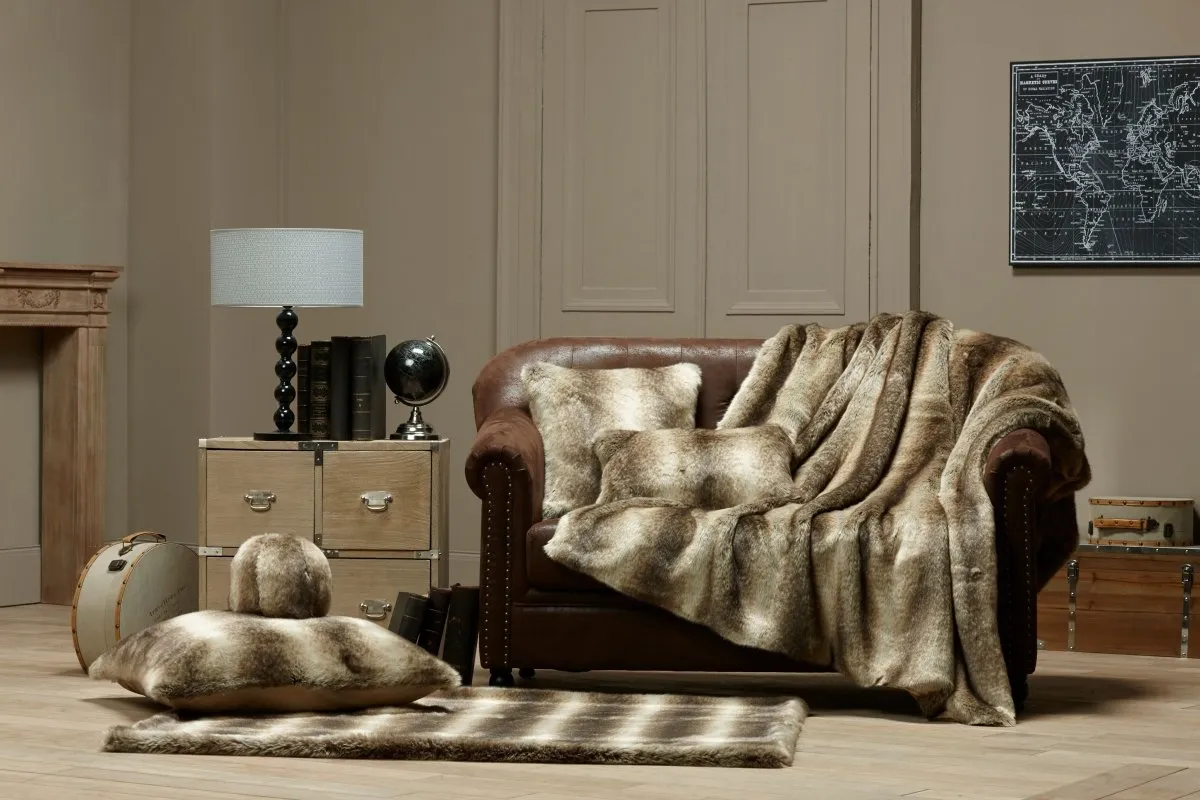 Monaco Faux Fur Throw by Evelyne Prélonge