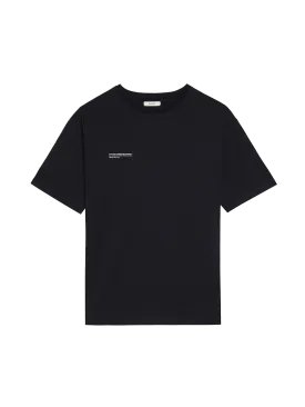 Organic Cotton Lightweight Skater T-shirt—black