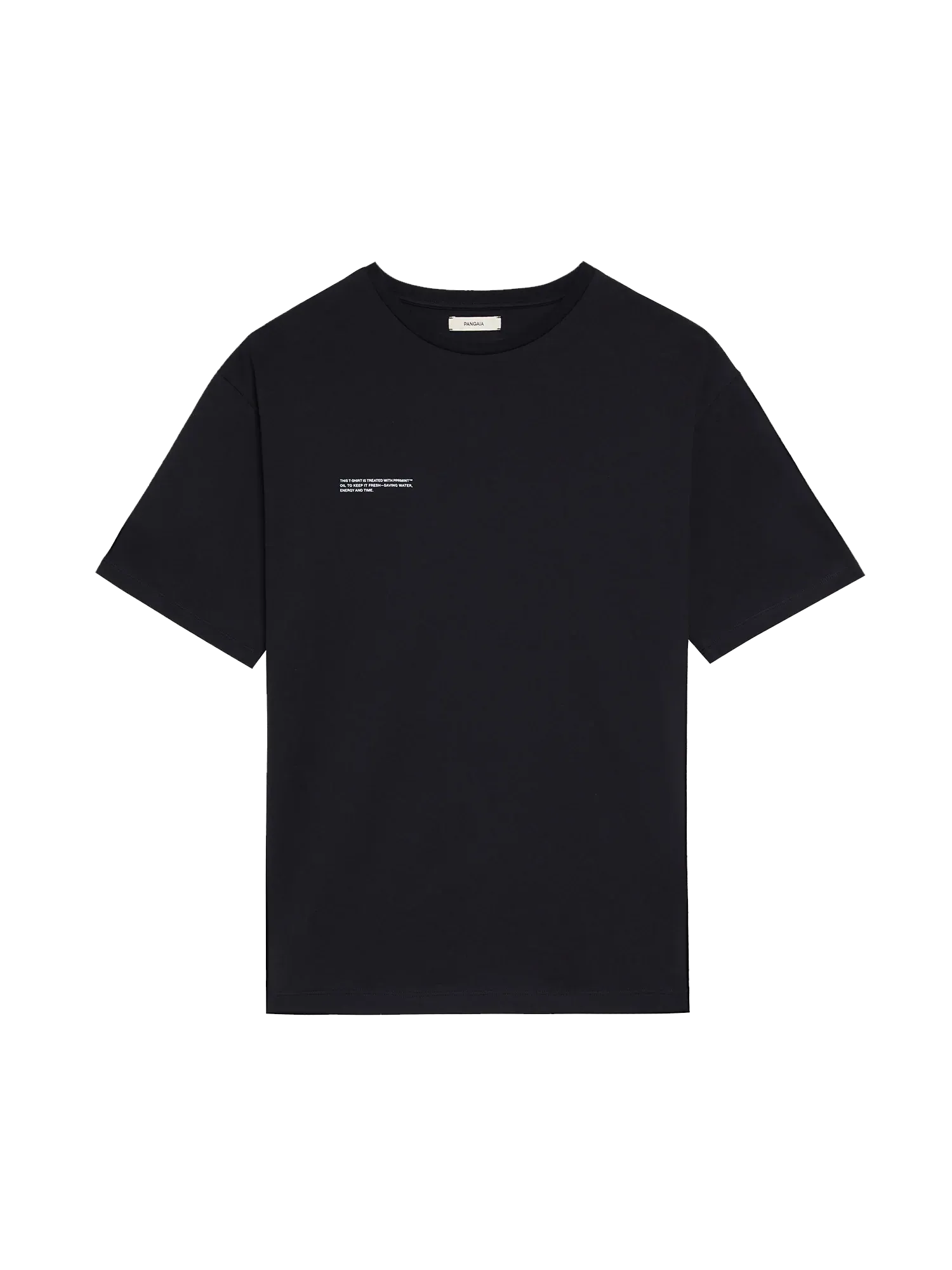 Organic Cotton Lightweight Skater T-shirt—black