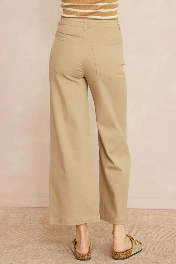 Pants in Tan by Entro