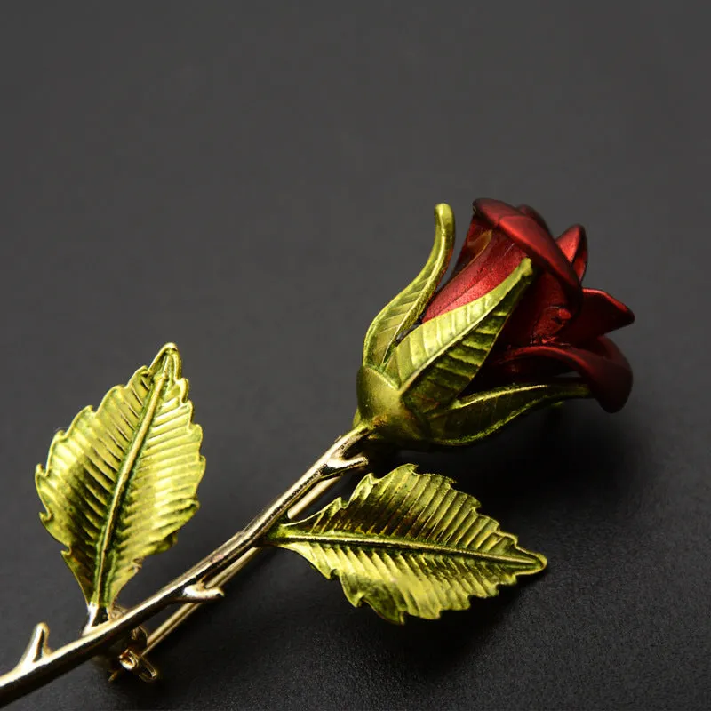 Rhinestone Rose&Bumble Bee Corsage Pin's