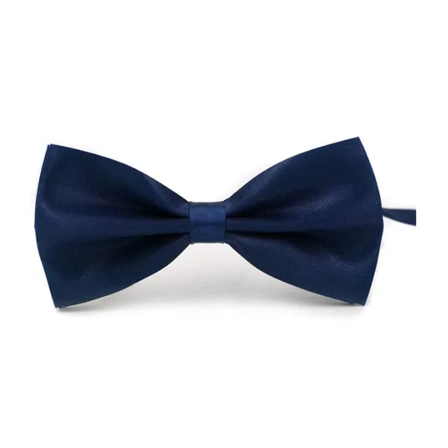 Sale 1PC Gentleman Men Classic Satin Bowtie Necktie For Wedding Party Adjustable Bow tie knot