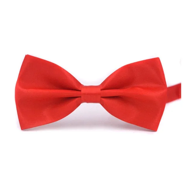 Sale 1PC Gentleman Men Classic Satin Bowtie Necktie For Wedding Party Adjustable Bow tie knot