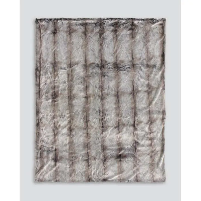 Silver Marten Throw (Faux Fur)