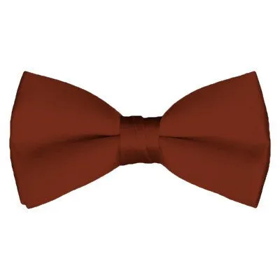 Solid Pre-Tied Cinnamon Bow Tie