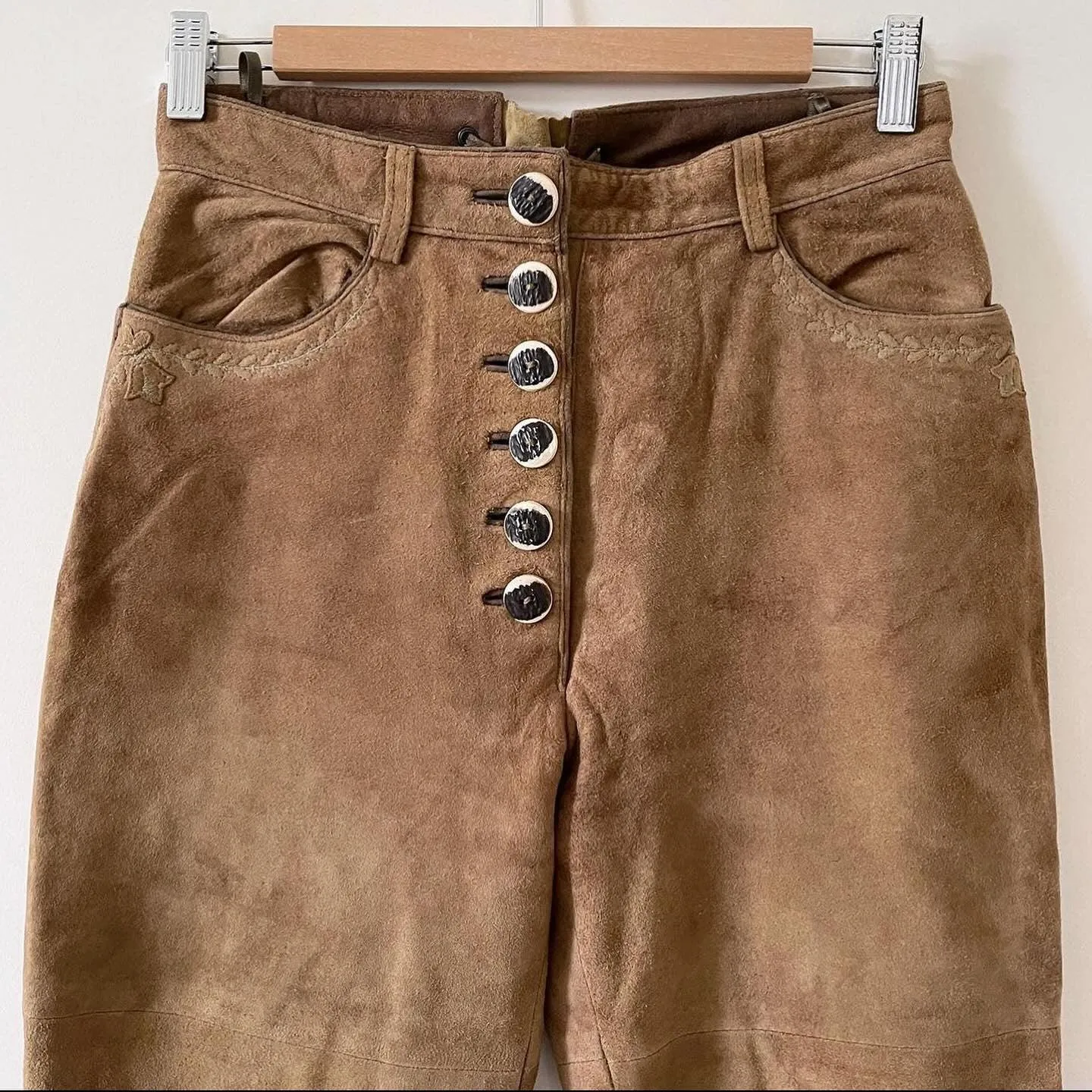 TRADITIONAL AUSTRIAN Vintage Leather Pants