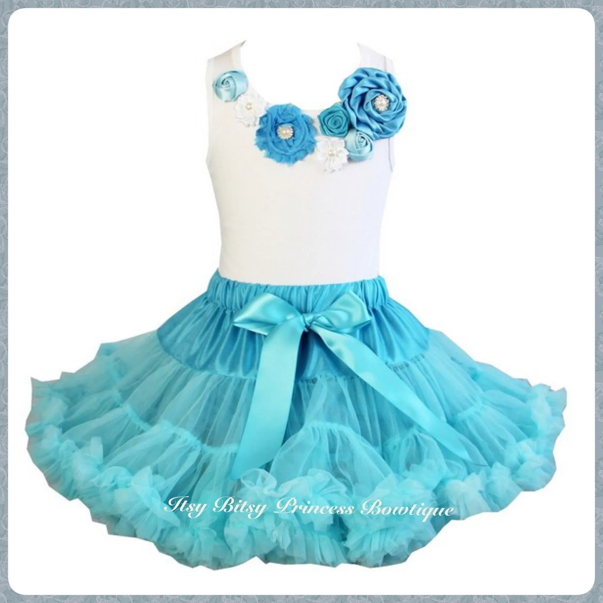 Turquiose Blue Pettiskirt